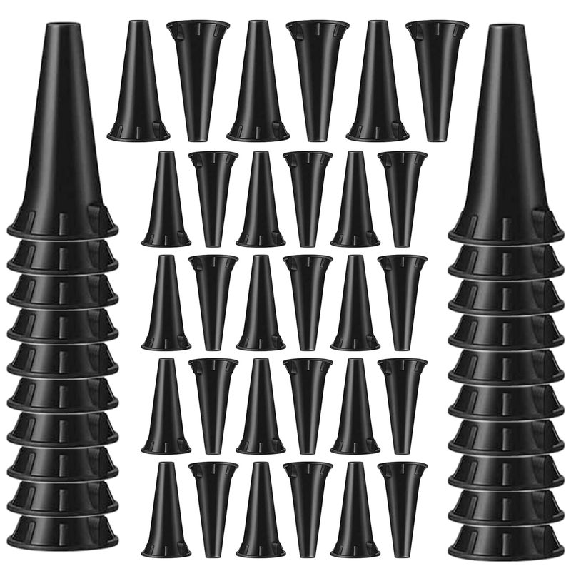 ABECIOUS Diagnostic Otoscope Covers – Pack of 50 | Universal, High-Quality Disposable Plastic Ear Otoscope Specula Tips 2.5mm (50 Pieces) for Adults & Children - Image 1